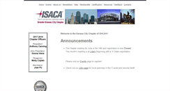 Desktop Screenshot of isaca-kc.org